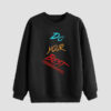 Heren Sweater met Ronde Hals Katoen Zwart Model Do Your Best
