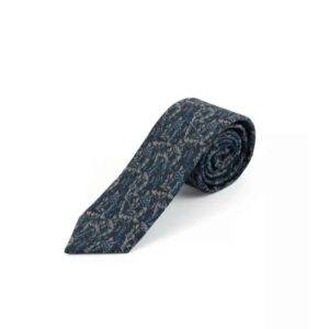 Heren Stropdas – Artistieke Stijl in Blauw voor Tijdloze Elegantie