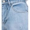 Mom Jeans met Elastische Taille & Scheuren