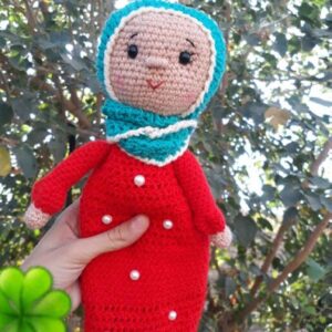 Amigurumi handgemaakte gehaakte pop Zainab model