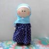 Fatima Muslim Hijab Pop – Blauw