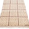 Origineel handgeknoopt Perzisch Kheshti Gabbeh tapijt - Baksteen design, Crème, Wol