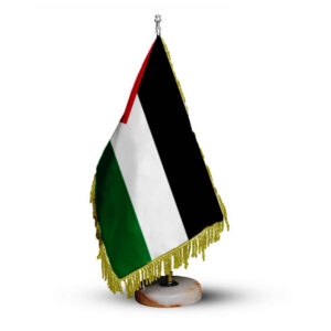 Palestina Tafelvlag met Stenen Basis