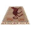 Origineel handgeknoopt Perzisch Gabbeh tapijt - Luipaard dierenmotief, Bruin, Wol