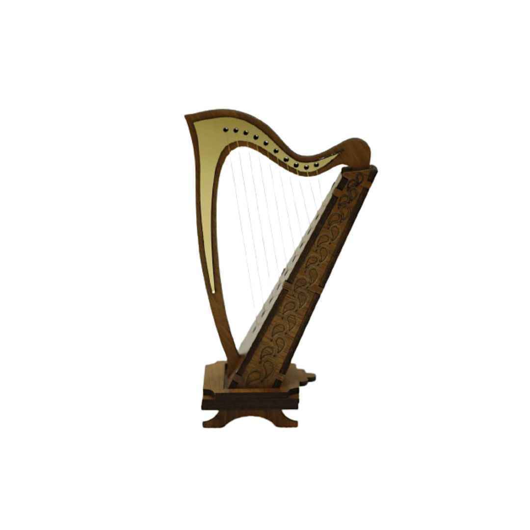 Maquette Model Kit: Perzische Harp Replica – Lichtgewicht
