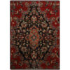 Vintage Patchwork Tapijt Heriz – Rood Katoen