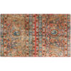 Vintage Patchwork Tapijt Kashan Groen – Katoen