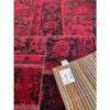 Hedendaags Patchwork Tapijt Abstract Rood – Wol