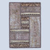 Vintage Patchwork Tapijt Geometrisch – Bruin Mix