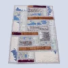 Perzisch Handgeknoopt Patchwork Tapijt Wit