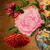 Handgeknoopt Perzisch Beeldtapijt met Bloemen in Vaas