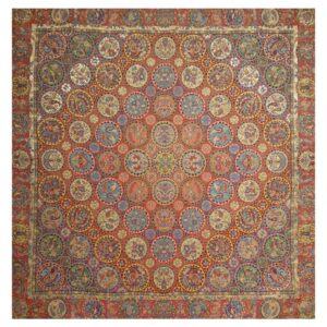 Perzisch Termeh Tafelkleed – Sabalan Model Luxe Bloemenpatroon
