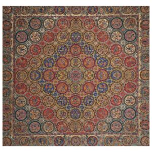 Perzisch Termeh Tafelkleed – Sahand Model Luxe Bloemenpatroon