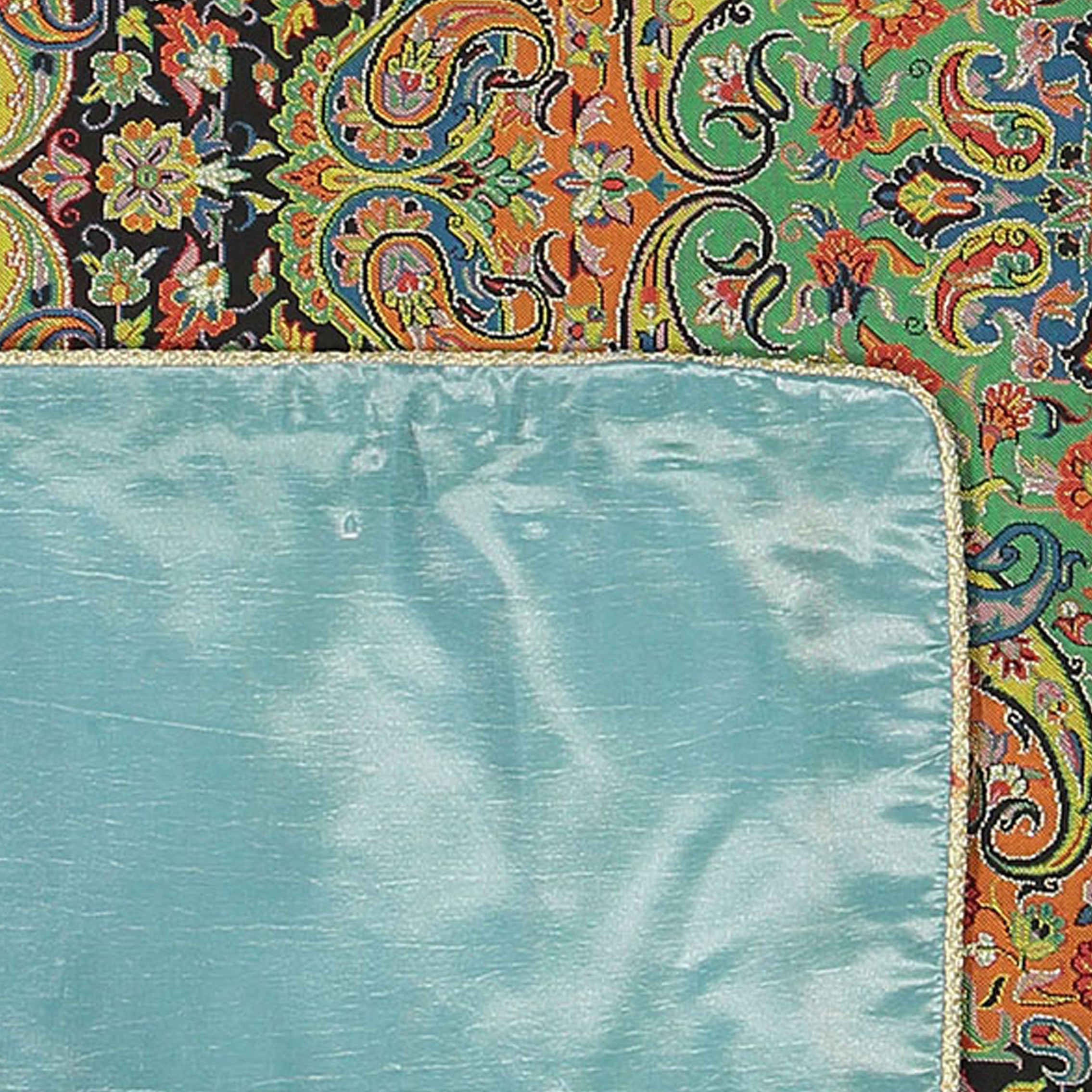 Perzisch Termeh Tafelkleed – Simorgh Model Luxe Bloemenpatroon