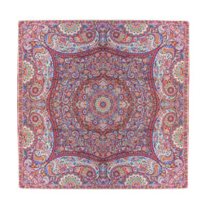 Perzisch Termeh Tafelkleed – Zarbaft Model Rood Luxe Bloemenpatroon