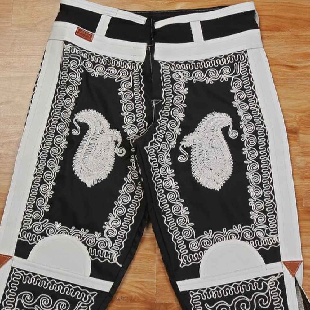 Perzische Zoorkhaneh Sportieve 3/4 Broek & T-shirt Set Paisley Ontwerp