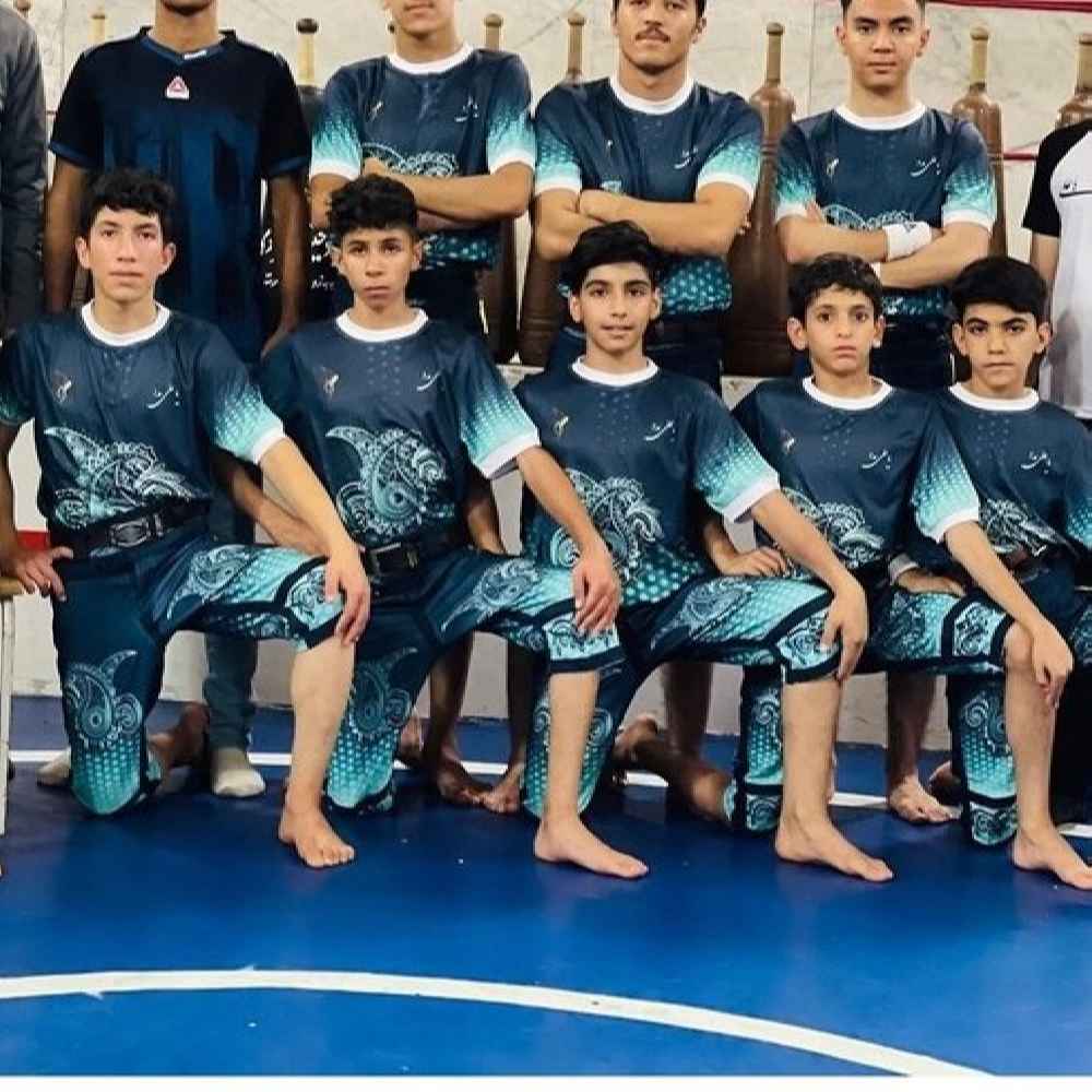 Perzische Zoorkhaneh Sportieve 3/4 Broek voor Jongens van Rekbare Katoenstof