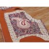 Perzische Zoorkhaneh Sportieve 3/4 Broek met Termeh Stof & Leer