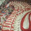 Perzische Zoorkhaneh Sportieve 3/4 Broek met Termeh Stof & Leer