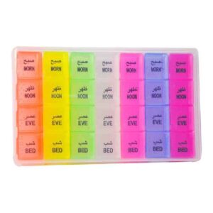 Pillendoos met 3 Dagelijkse Herinneringen en Farsi Labels