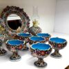 Haft-seen Minakari Set – Blauw Geëmailleerd
