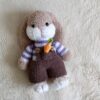 Handgemaakte Amigurumi Konijn Knuffel – Bruin