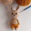 Handgemaakte Amigurumi Konijn Knuffel – Bruin 15,5 cm