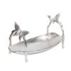 Aluminium Serveerschaal Vlinder – Zilver – Fruit & Noten