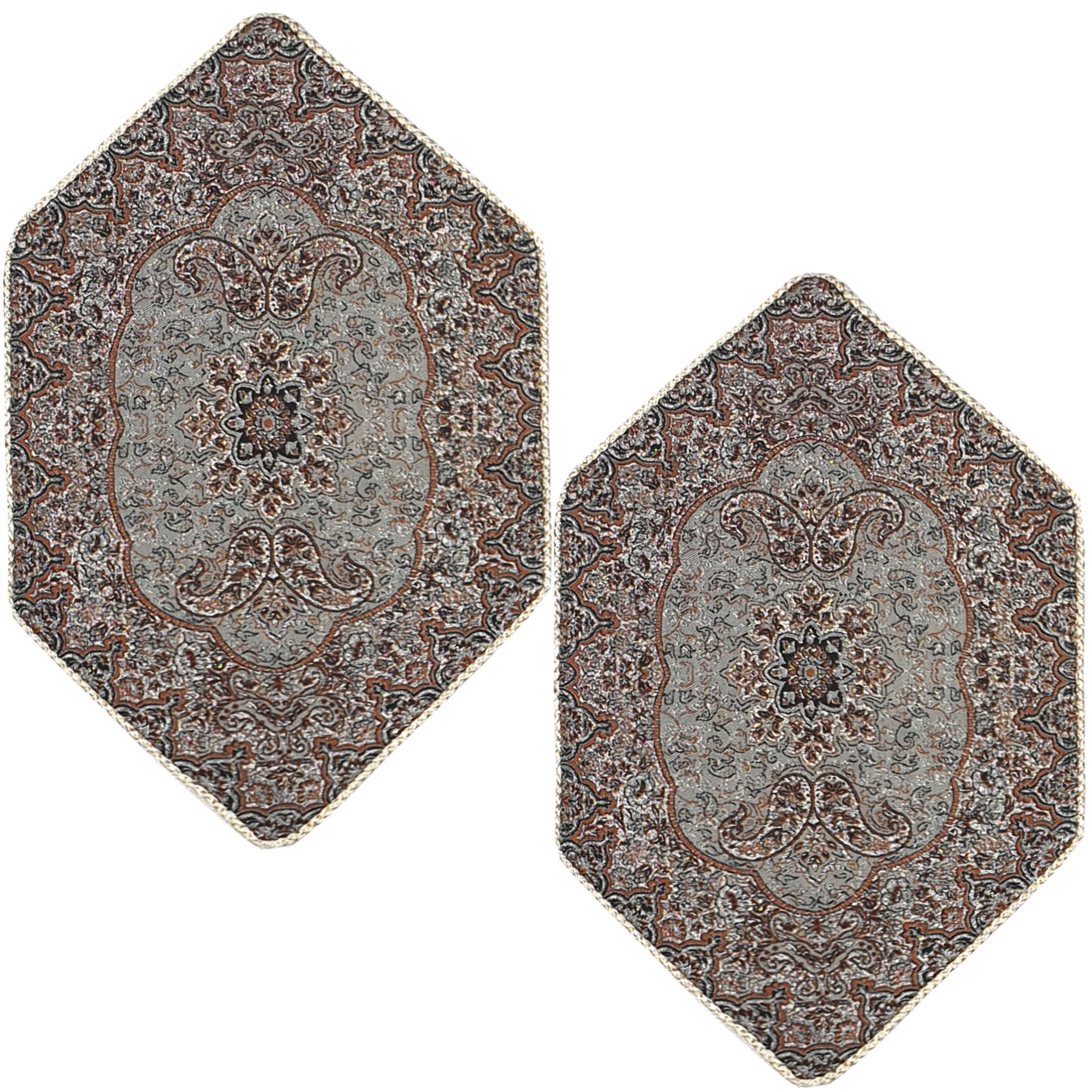 Nastaran Yazd Termeh Tafelkleed – Luxe Set van 2