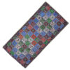 Set van 4 Luxe Termeh Tafelkleden Shahdad – Blauw Geometrisch