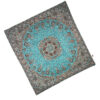 Set van 4 Luxe Termeh Tafelkleden Karmania – Blauw Paisley