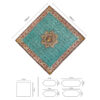 Luxe Yazd Termeh Tafelkleed Set - 5-delig - Blauw