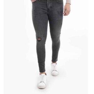 Skinny Jeans Heren – Grijs Denim