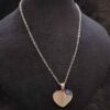 Islamitische Ketting met 4 Qul Surah Kalligrafie Stalen Medaillon