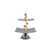 Stalen Serveerstandaard 2 Lagen – Modern Design