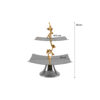 Stalen Serveerstandaard 2 Lagen – Modern Design