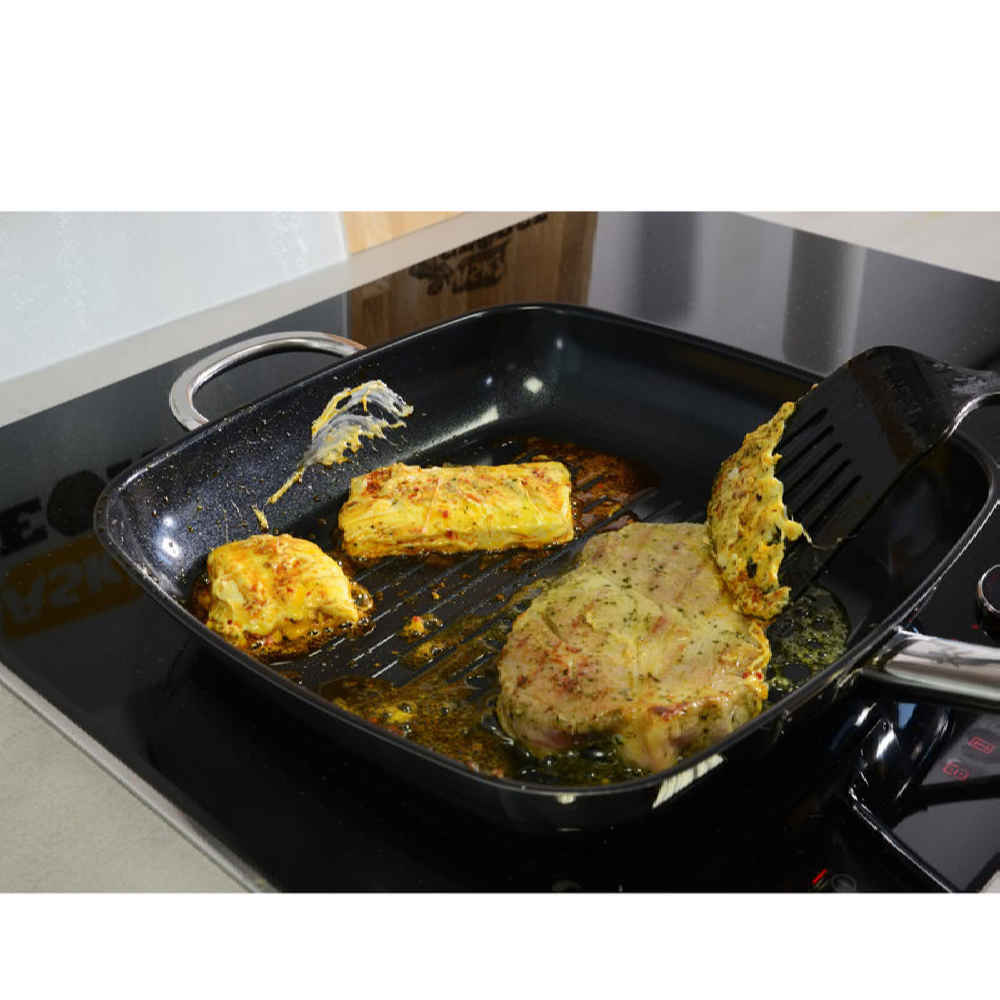 Stalen Camping Koekenpan – 28 cm – 5 Liter Inhoud