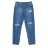 Jeans Straight Fit met Scheuren Sport Outfit voor Heren