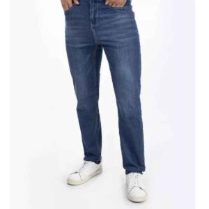 Tapered Fit Jeans voor Heren – Blauw Denim