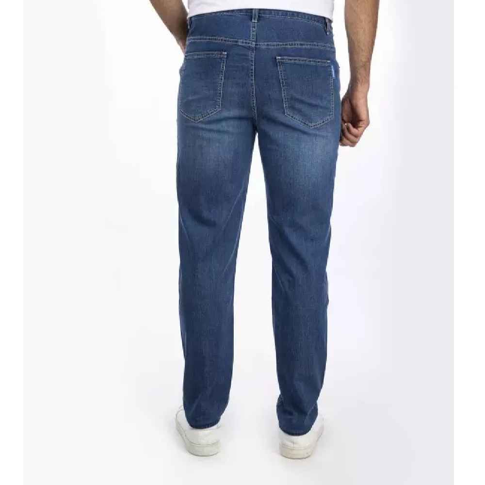 Tapered Fit Jeans voor Heren – Blauw Denim