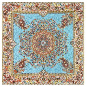 Termeh Tafelkleed Luxueus met Perzisch Paisley Patroon Afshari