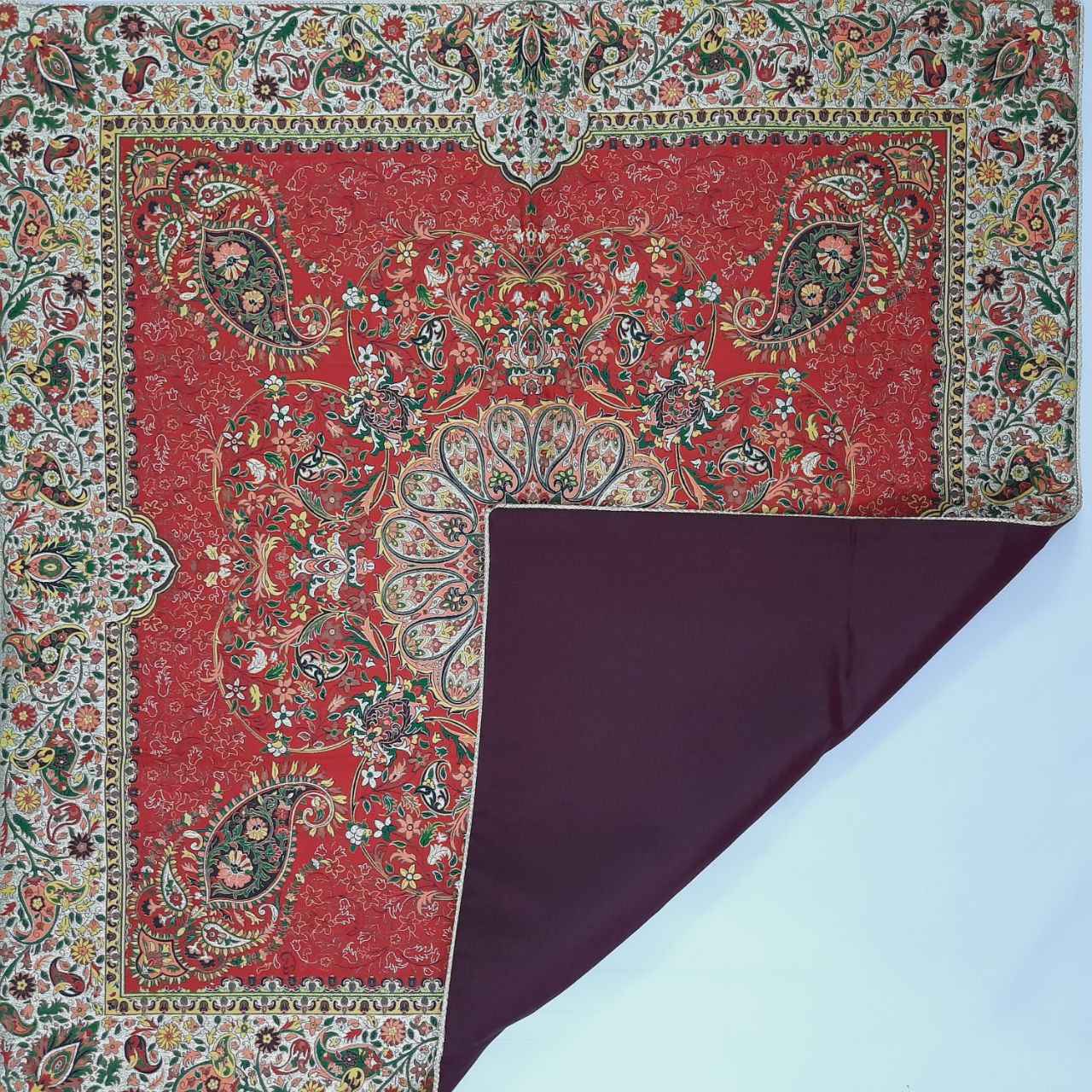 Termeh tafelkleed luxueus met Perzisch paisleypatroon Farhani II