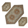 Termeh tafelkleed luxueus met Perzisch paisleypatroon Mahini (5x)