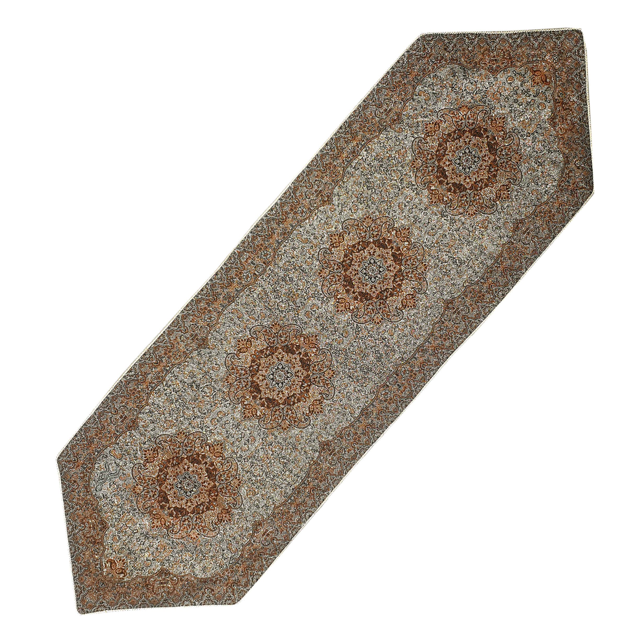 Termeh tafelkleed luxueus met Perzisch paisleypatroon Mahini (5x)