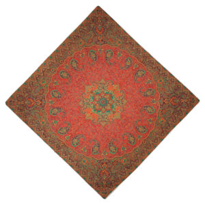 Termeh Tafelkleed Luxe met Perzisch Paisley Patroon Nargol