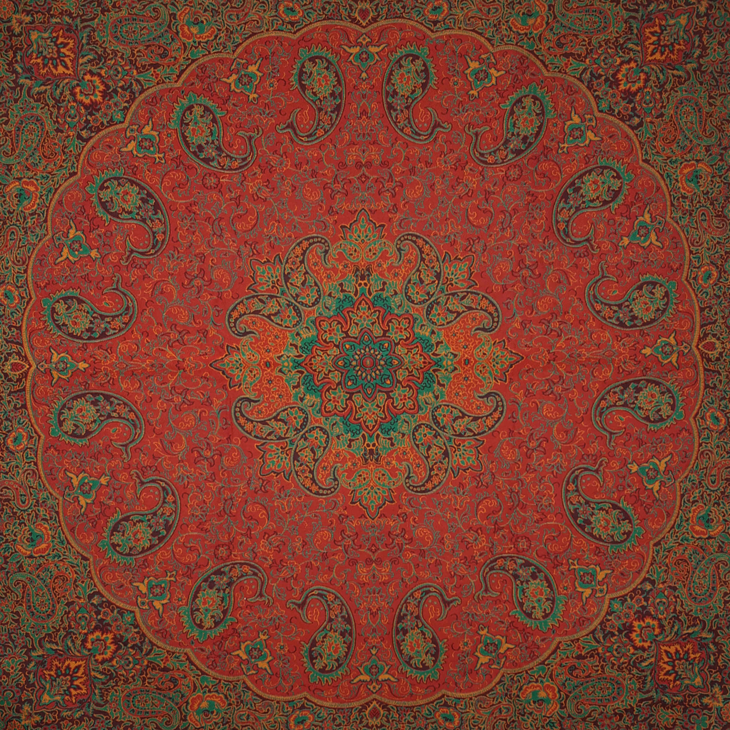 Termeh Tafelkleed Luxe met Perzisch Paisley Patroon Nastaran