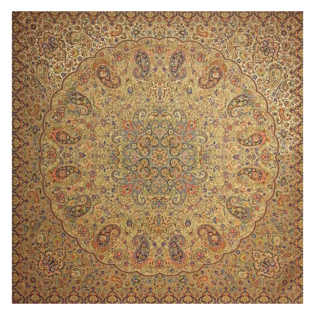 Luxueus Termeh Tafelkleed – Paisley Patroon Shahpasand