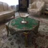 Termeh tafelkleed luxueus met Perzisch paisleypatroon Toranj (5x)