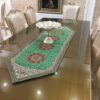 Termeh tafelkleed luxueus met Perzisch paisleypatroon Toranj (5x)