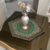 Termeh tafelkleed luxueus met Perzisch paisleypatroon Toranj (5x)